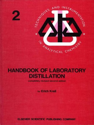 cover image of Handbook of Laboratory Distillation